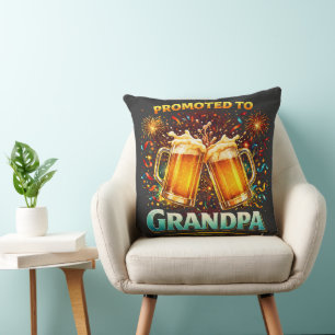 Promoted To Grandpa Future Cushion