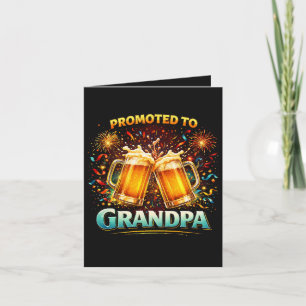 Promoted To Grandpa Future Holiday Card