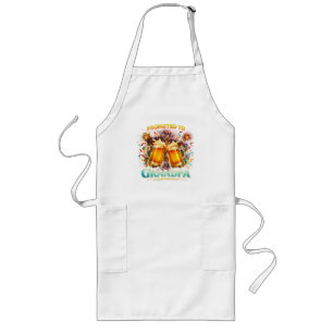 Promoted To Grandpa Future Long Apron