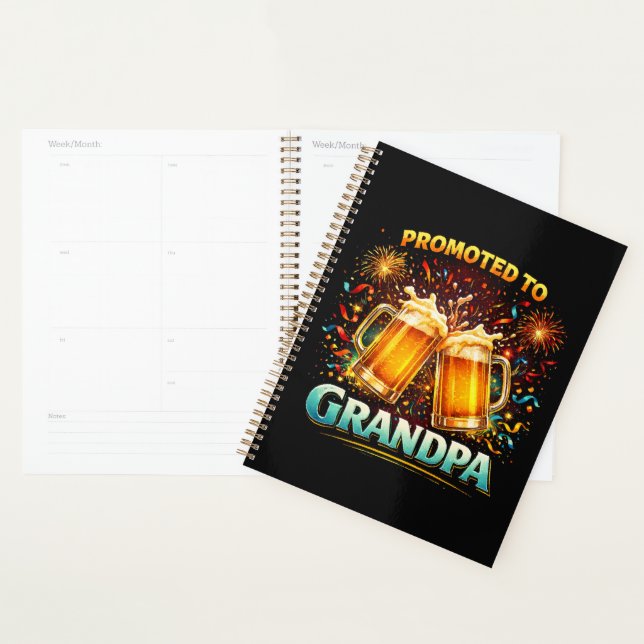 Promoted To Grandpa Future Planner (Display)