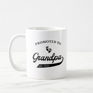 Promoted to GrandPa Pregnancy Announcement Mug