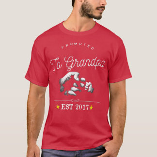 Promoted to Grandpa T New Grandfather To Be Epecti T-Shirt