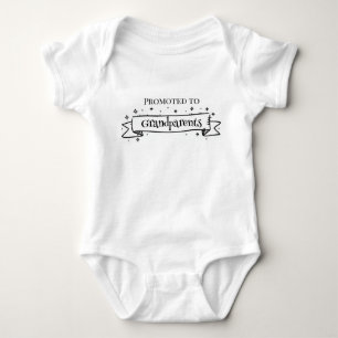 Promoted to Grandparents Pregnancy Announcement Baby Bodysuit