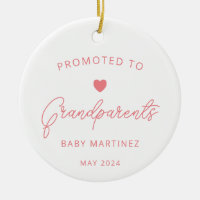 Promoted to Grandparents Pregnancy Announcement