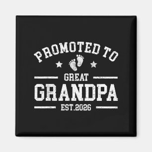 Promoted To Great Aunt Est 2026 New Great Aunt Fat Magnet