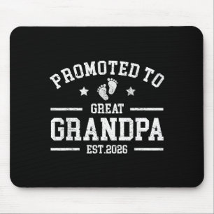 Promoted To Great Aunt Est 2026 New Great Aunt Fat Mouse Mat