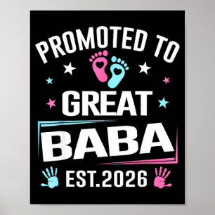 Promoted To Great Baba Est 2026 Pregnancy Announce Poster