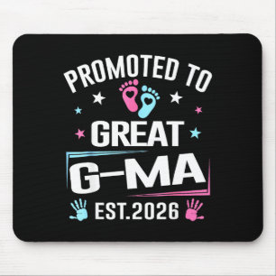 Promoted To Great G-ma Est 2026 Pregnancy Announce Mouse Mat
