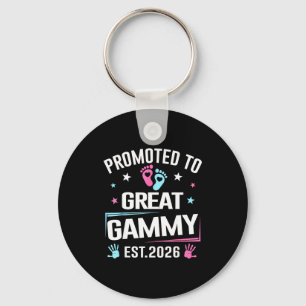 Promoted To Great Gammy Est 2026 Pregnancy Announc Key Ring