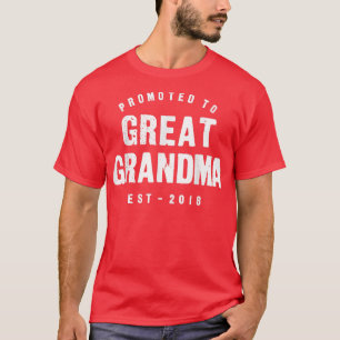 Promoted To great grandma pregnancy announcement T-Shirt