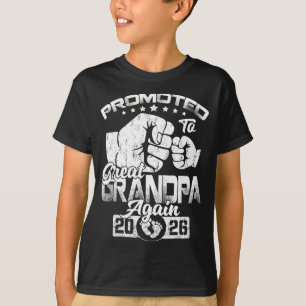 Promoted to great grandpa 2026 pregnancy T-Shirt