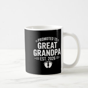 Promoted To Great Grandpa Est. 2026 Funny Soon To Coffee Mug