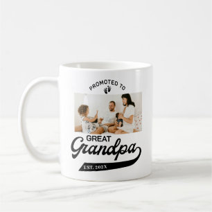 Promoted to Great GrandPa Pregnancy Announcement Coffee Mug
