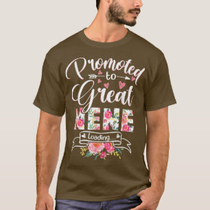 Promoted to Great Nene Est 2022 Floral First Time T-Shirt