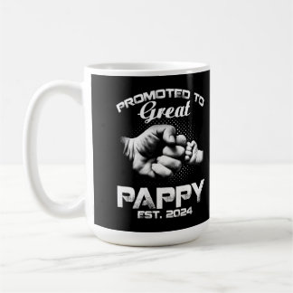 Promoted To Great Pappy Est Coffee Mug