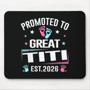 Promoted To Great Titi Est 2026 Pregnancy Announce Mouse Mat