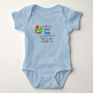 Promoted to Great Uncle Baby’s T-Shirt Baby Bodysuit