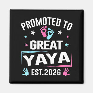 Promoted To Great Yaya Est 2026 Pregnancy Announce Magnet
