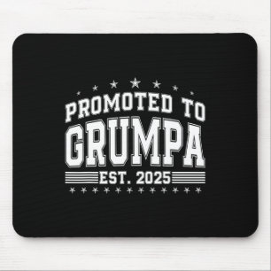 Promoted To Grumpa 2025 Soon To Be Grumpa Fathers Mouse Mat