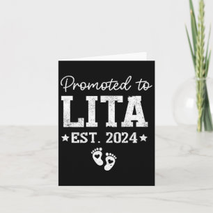 Promoted To Lita 2024 For Pregnancy Ba  Card
