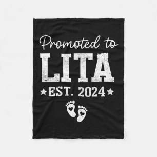 Promoted To Lita 2024 For Pregnancy Ba Fleece Blanket