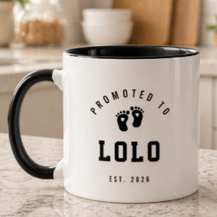 Promoted to Lolo New Grandpa Mug