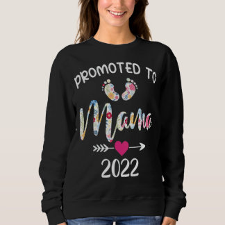 Promoted To Mama Soon To Be Mum 2022 Sweatshirt