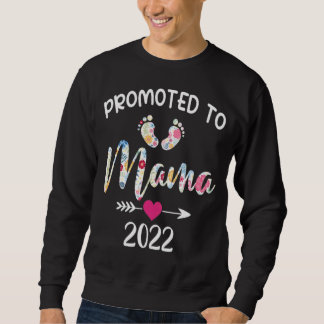 Promoted To Mama Soon To Be Mum 2022 Sweatshirt