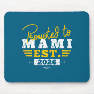Promoted to mami est 2026 heart new aunt reveal mouse mat