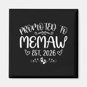 Promoted to memaw est 2026 first time mom mother's magnet