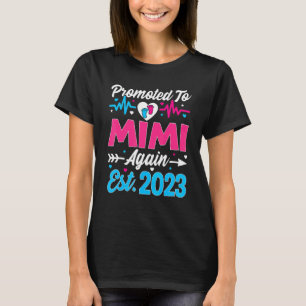 Promoted To Mimi Again 2023 Soon To Be Mom Pregnan T-Shirt