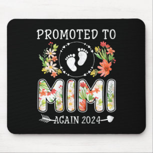Promoted To Mimi Again Mothers Day Grandma Reveal  Mouse Mat