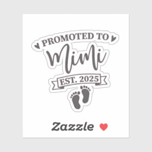 Promoted to Mimi Est. 2025 Grandma-to-be 