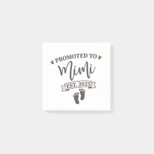 Promoted to Mimi Est. 2025 Grandma-to-be  Post-it Notes
