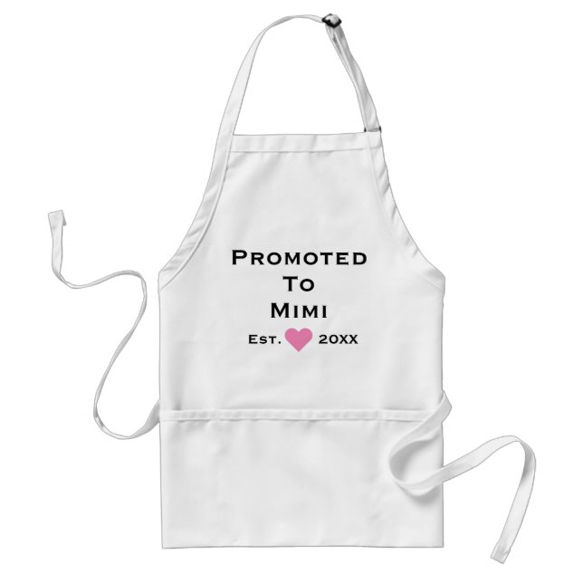 Promoted To Mimi Standard Apron (Front)
