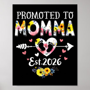 Promoted To Momma 2026 First Time New Grandma Preg Poster