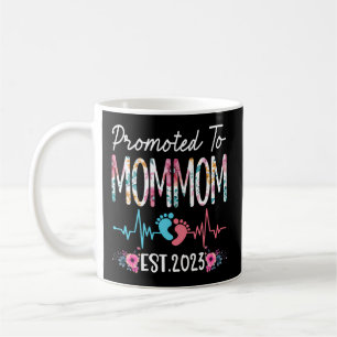 Promoted To Mommom 2023 Mothers Day First Time Mum Coffee Mug