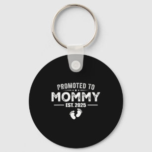 Promoted To Mommy 2025 Baby &amp; Mommy Funny For  Key Ring