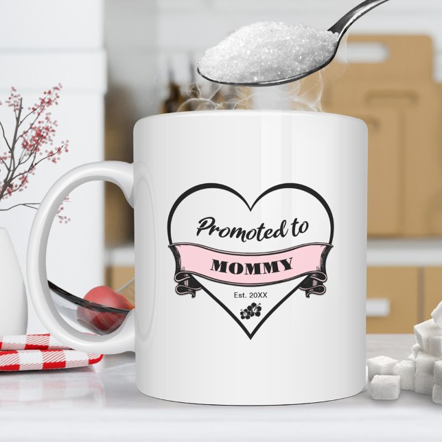 Promoted to Mommy Coffee Mug (Creator Uploaded)