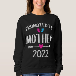 Promoted To Mother Gender Reveal Family Sweatshirt