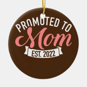 Promoted to mum 2022  ceramic tree decoration