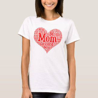 Promoted to Mum Est 2024, New Mum, First Time Mum T-Shirt