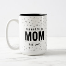 Promoted to Mum EST 2025 Mug New Mum Gift