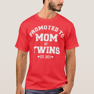 Promoted to Mum of Twins 2021 T-Shirt