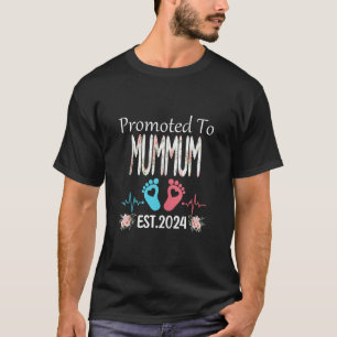Promoted to MUMMUM Est 2024 Mother s Day Christmas T-Shirt
