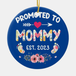 Promoted To Mummy 2023 New Mum 2023 Ceramic Tree Decoration