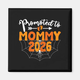 Promoted To Mummy 2026 Halloween Pregnancy Announc Magnet