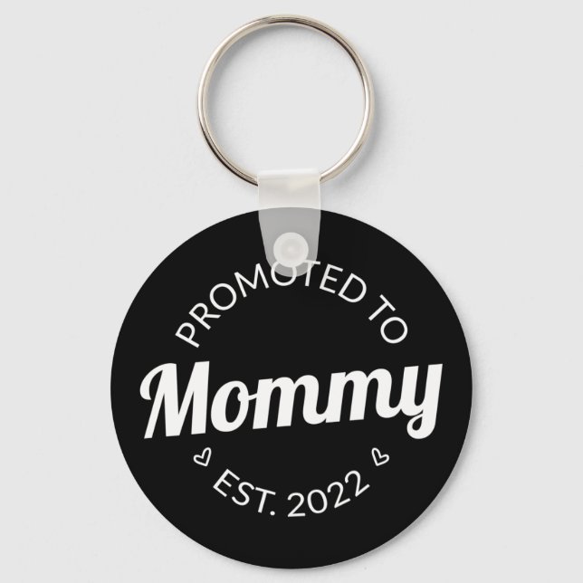 Promoted To Mummy Est. 2022 I Key Ring (Front)