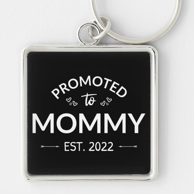 Promoted To Mummy Est. 2022 II Key Ring (Front)
