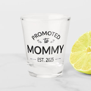 Promoted To Mummy Est. 2025 II Shot Glass